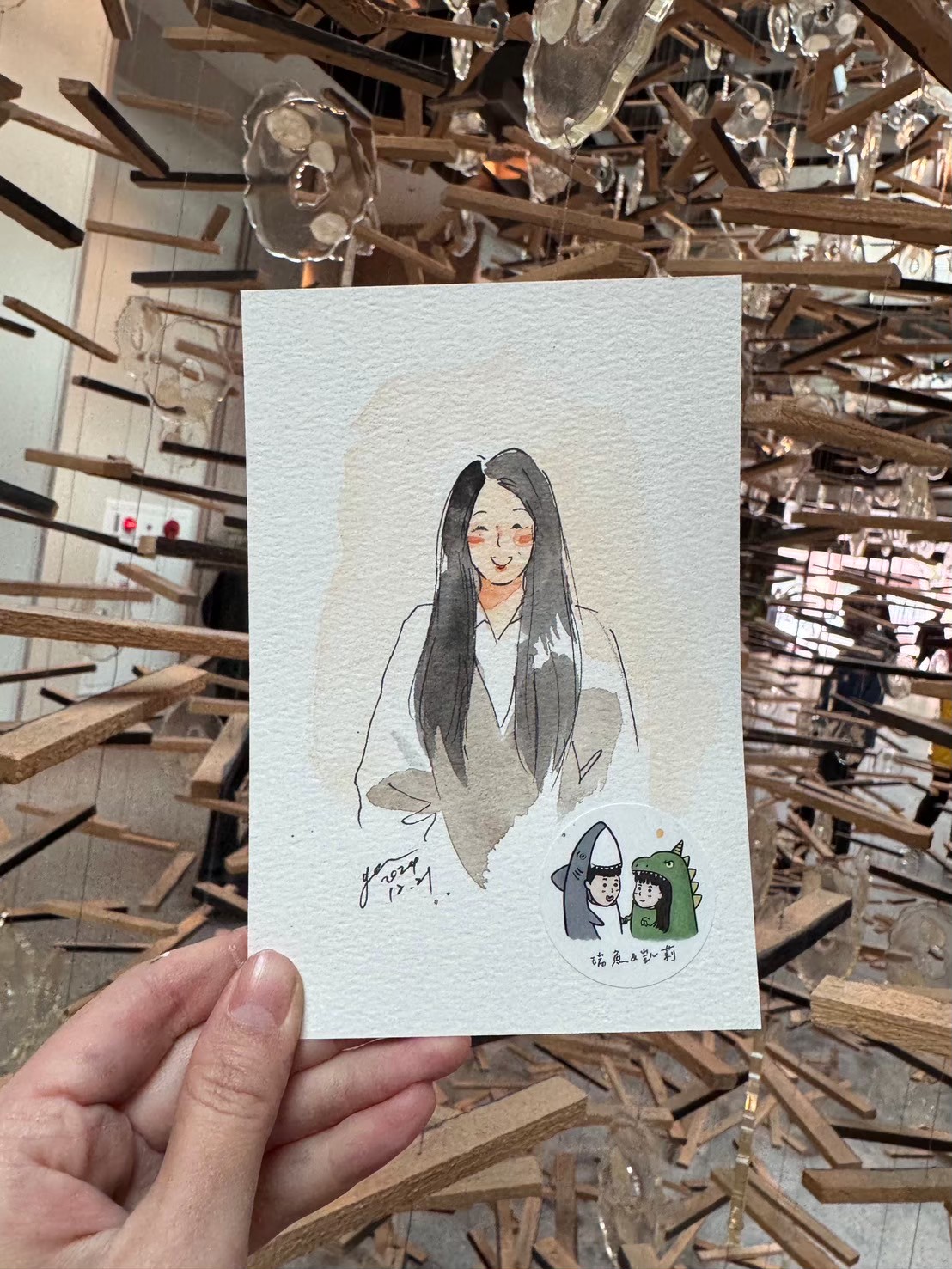 婚禮水彩畫家作品 112