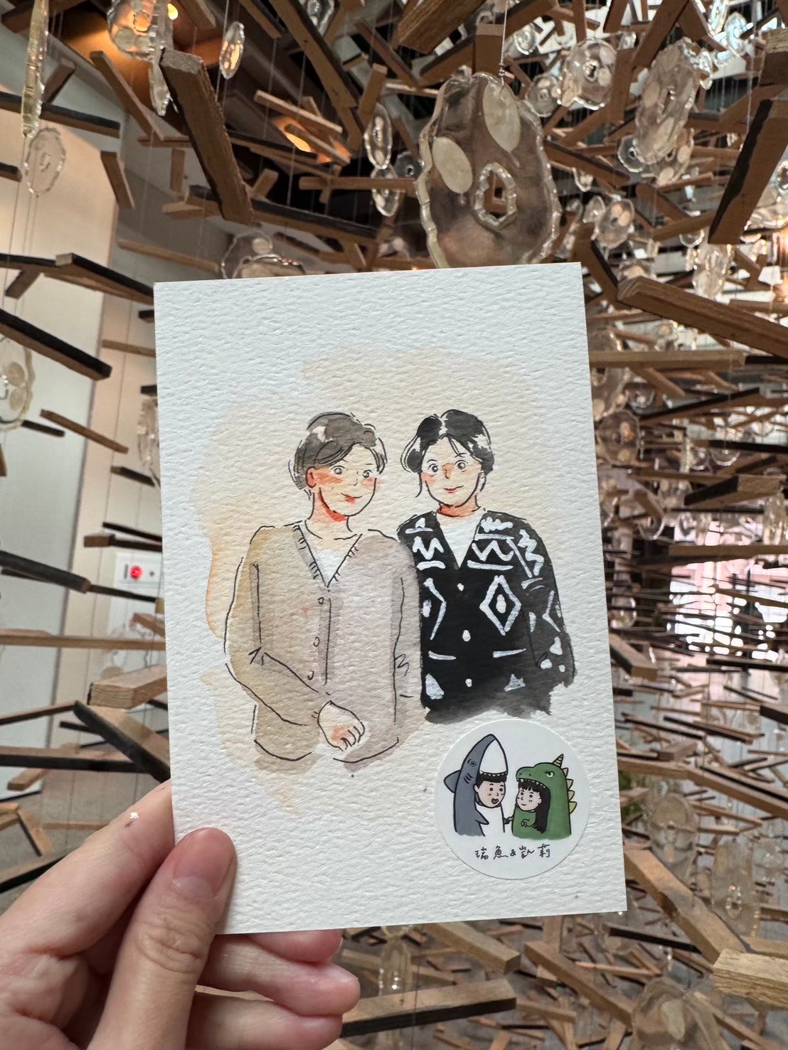 婚禮水彩畫家作品 114