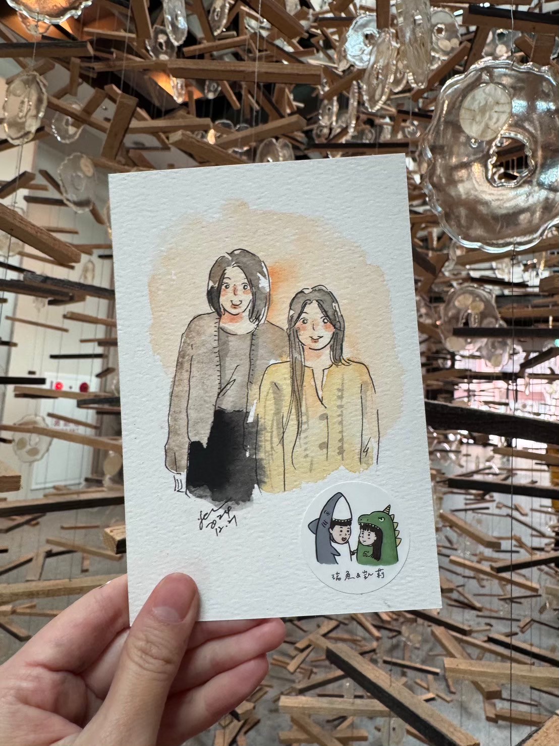婚禮水彩畫家作品 116