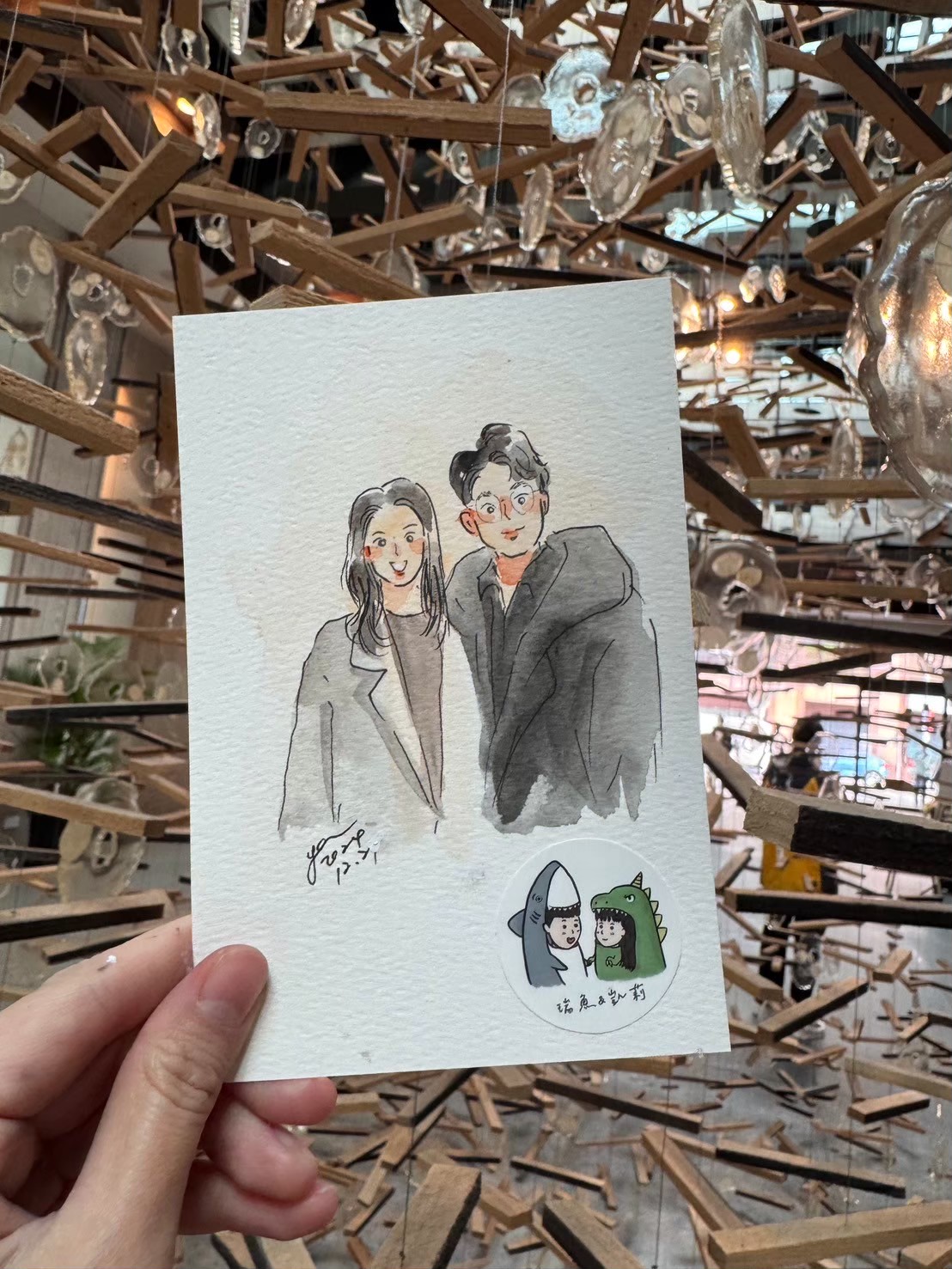 婚禮水彩畫家作品 117