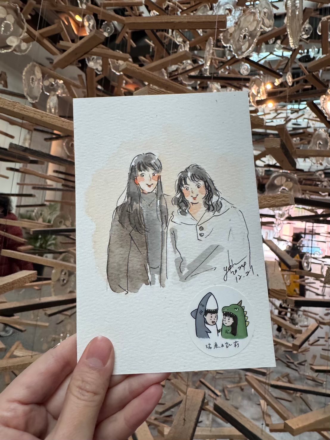 婚禮水彩畫家作品 118