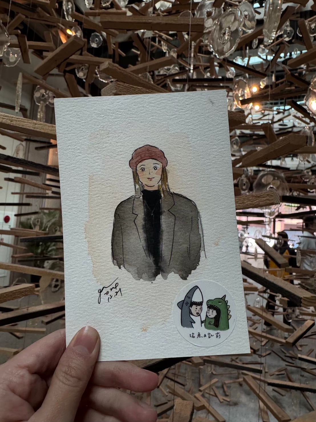 婚禮水彩畫家作品 119