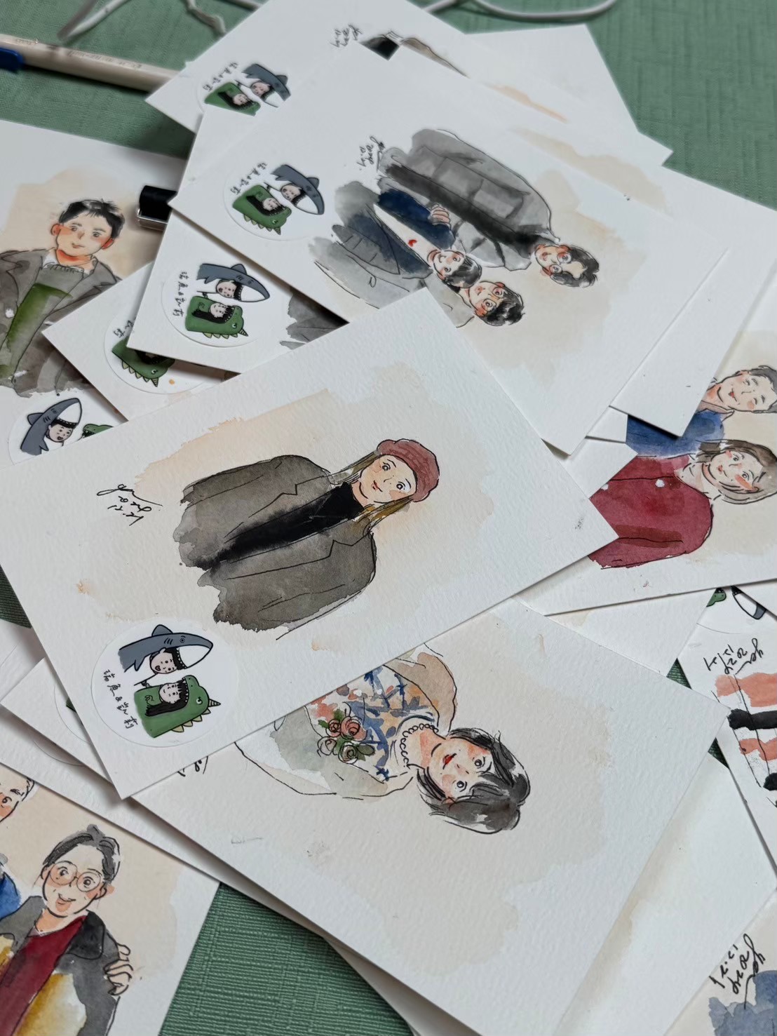 婚禮水彩畫家作品 120