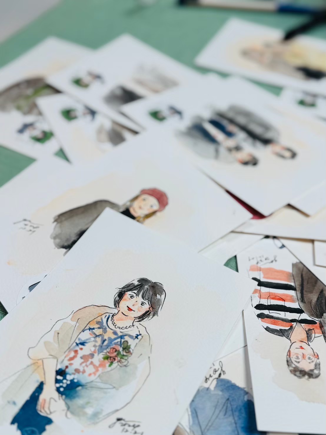 婚禮水彩畫家作品 121